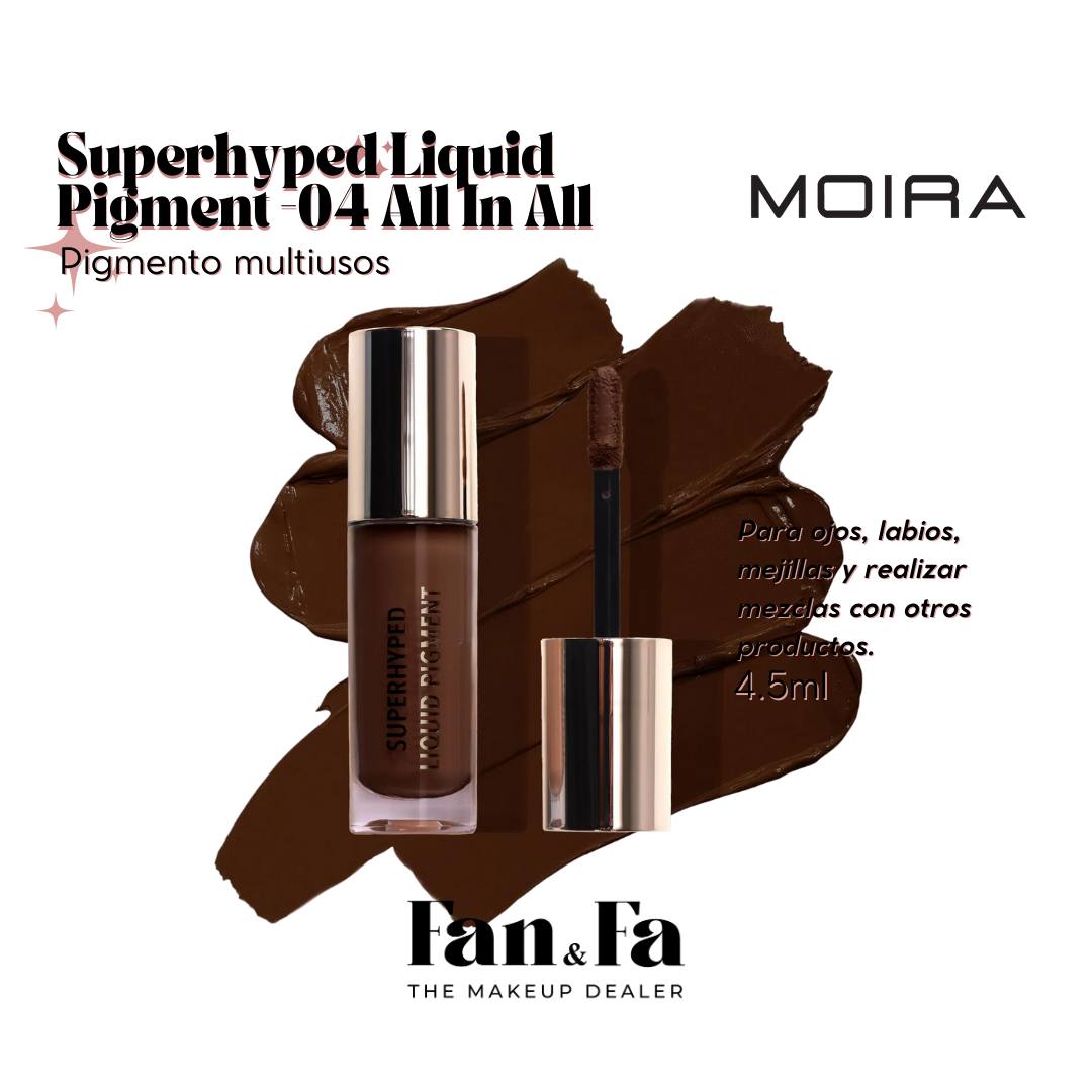 Superhyped Liquid Pigment | Pigmento Multiusos para ojos, labios, mejillas,rostro