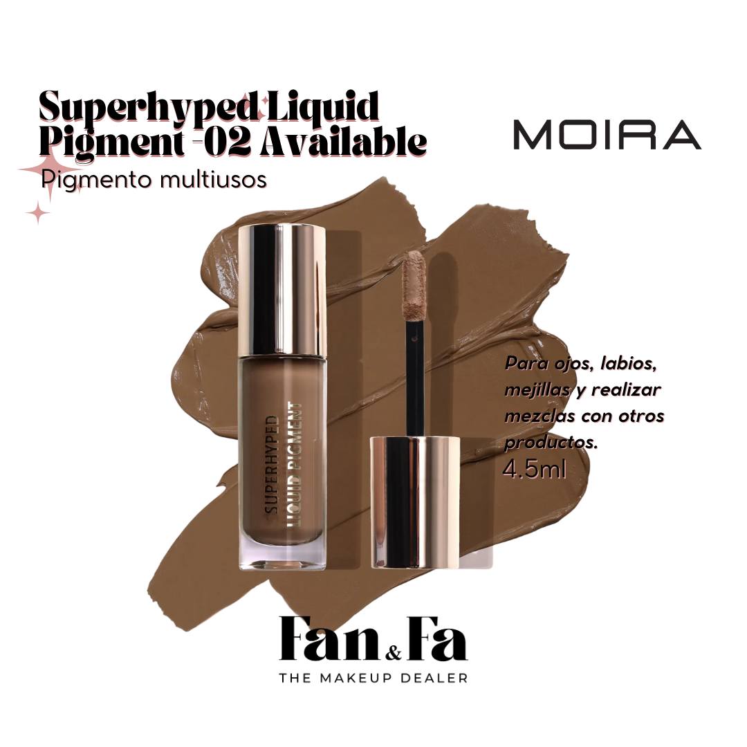 Superhyped Liquid Pigment | Pigmento Multiusos para ojos, labios, mejillas,rostro