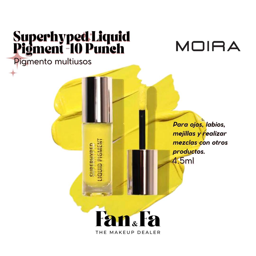 Superhyped Liquid Pigment | Pigmento Multiusos para ojos, labios, mejillas,rostro