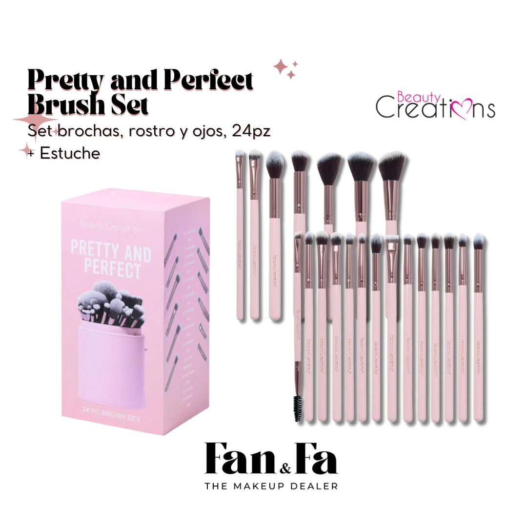 Pretty And Perfect Brush Set | Set de brochas 24 pz