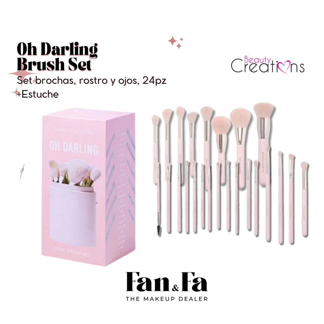 Oh Darling Brush Set | Set de brochas 24 pz