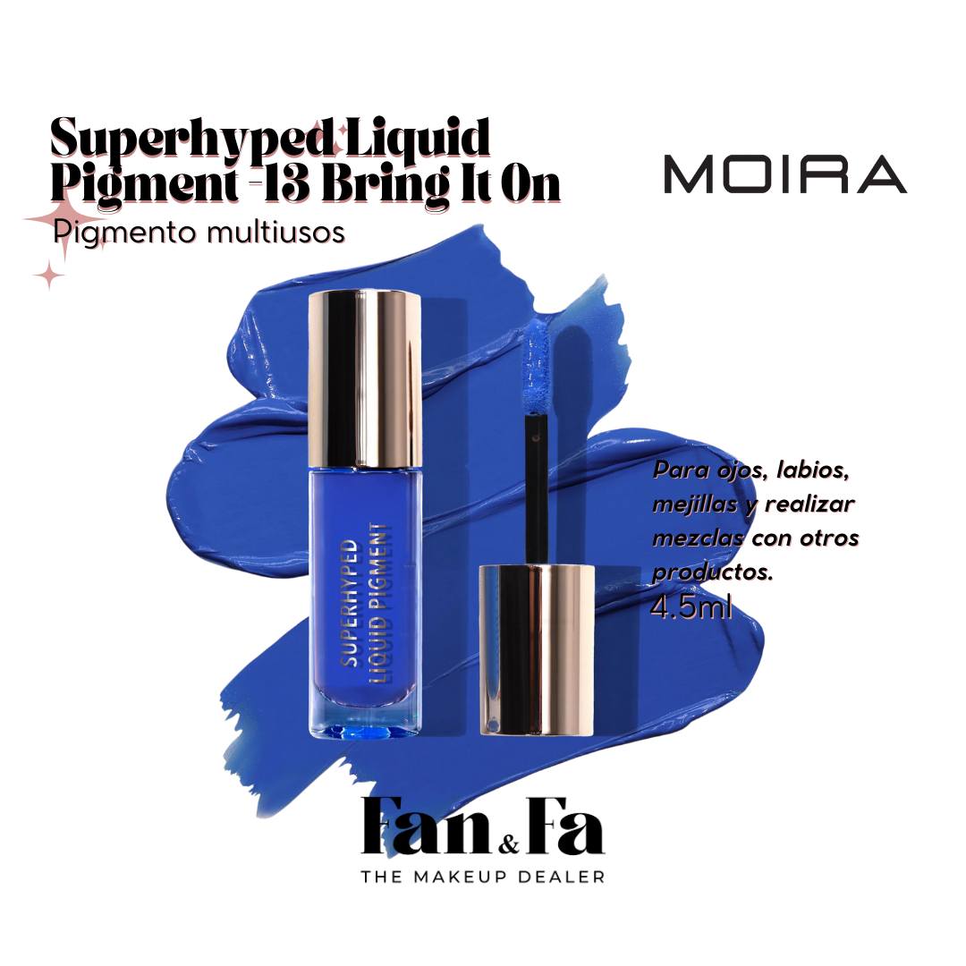 Superhyped Liquid Pigment | Pigmento Multiusos para ojos, labios, mejillas,rostro