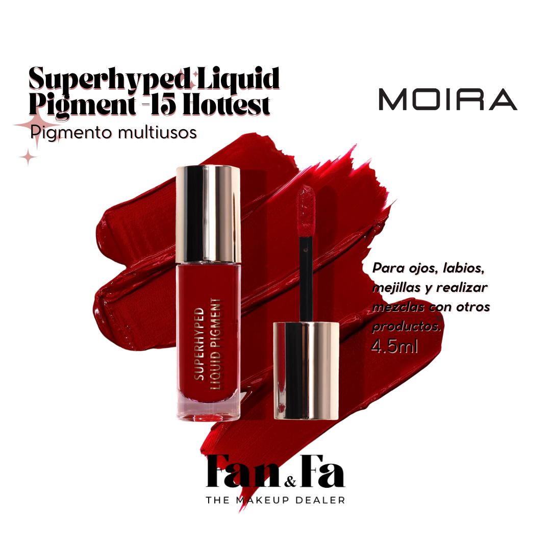 Superhyped Liquid Pigment | Pigmento Multiusos para ojos, labios, mejillas,rostro