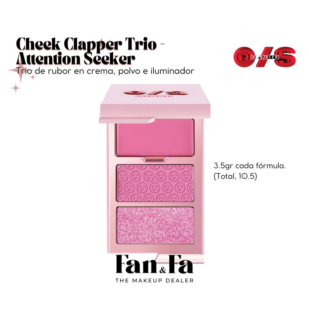 Cheek Clapper 3D Blush Trio | Paleta de rubores