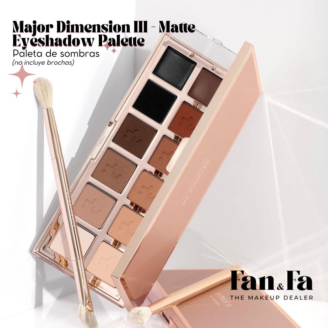 Major Dimension III - Matte Eyeshadow Palette | Paleta de sombras