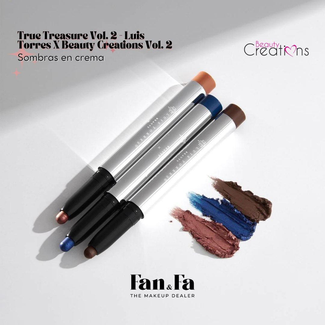 True Treasure Eyeshadow Stick Vol.2 - Luis Torres X Beauty Creations Vol.2 | Kit Sombra en barra