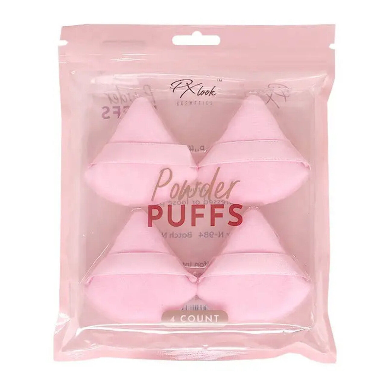 Powder Puff Set | Set de borlas 4pz | Rosa