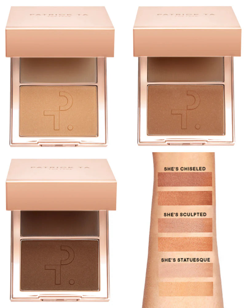 Major Sculpt Crème Contour & Powder Bronzer Duo | Bronzer en crema y polvo