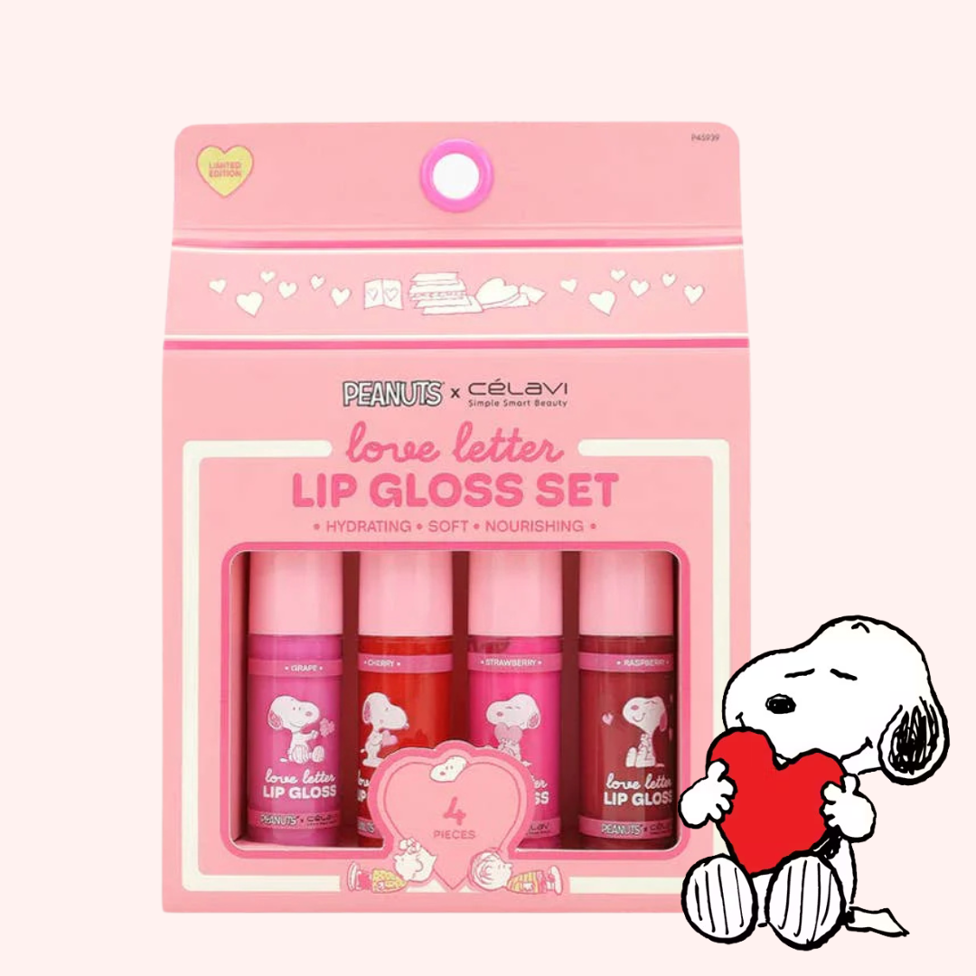 Love Letter Lip Gloss Set BLISTER Snoopy | Set de gloss 4 pz