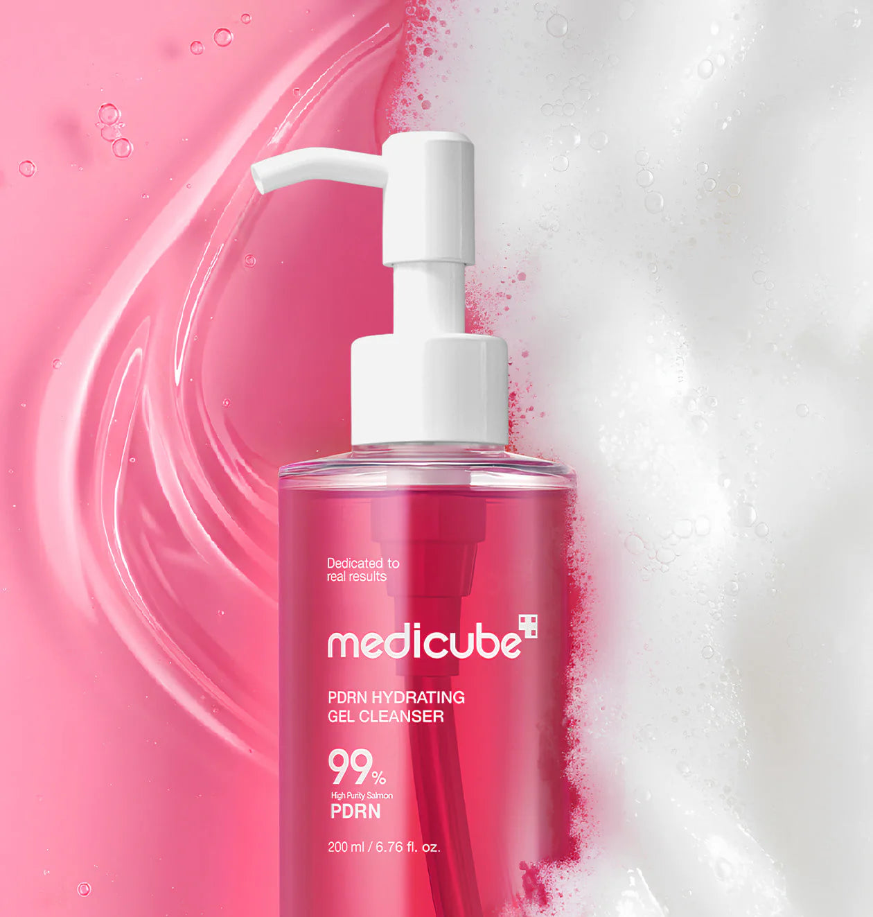 PDRN Hydrating Pink Gel Cleanser | Limpiador facial