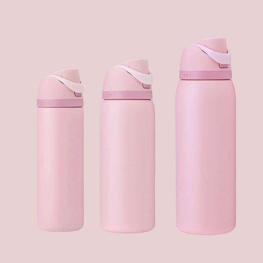 Rose Quartz Freesip Water Bottle | Termo 40 - 32 - 24 oz