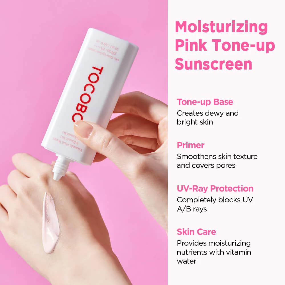 Vita Tone Up Sun Cream SPF50+ PA++++ | Protector facial líquido