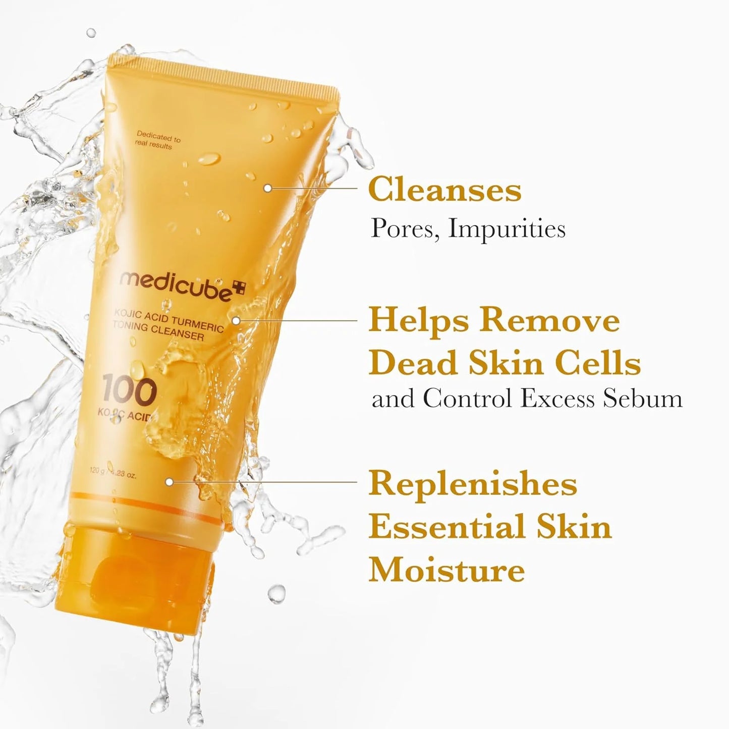 Kojic Acid Turmeric Toning Cleanser | Limpiador de ácido Kojico y curcuma | Antioxidante y despigmentante