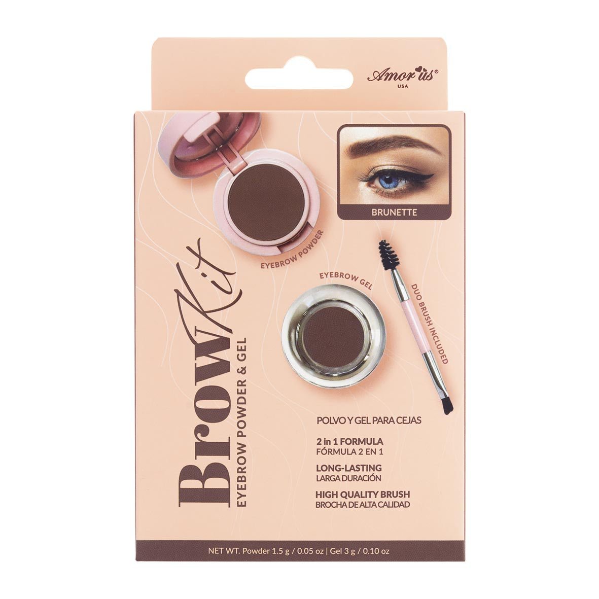 Brow Kit Eyebrow Powder & Gel | Pomada y Polvo para Cejas