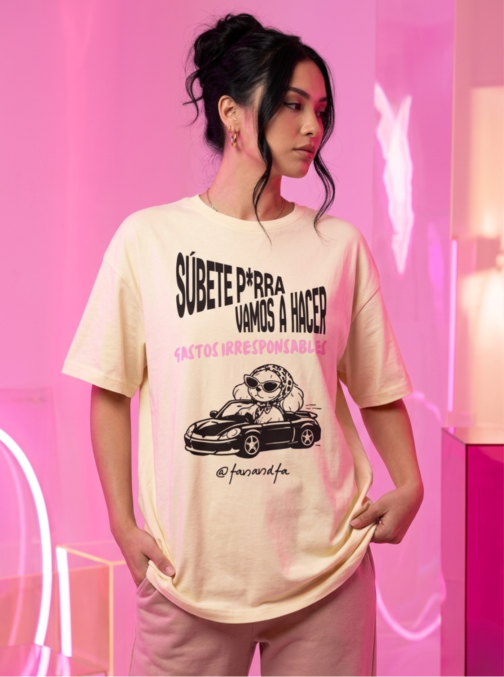 SÚBETE P*RRA | F&F T-SHIRT |  Playera Edición Limitada