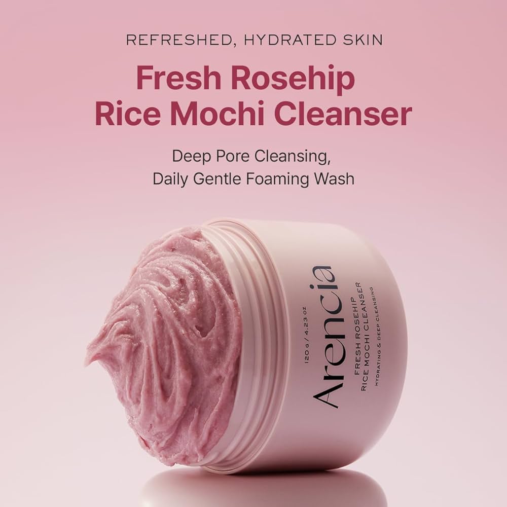 Fresh Rosehip Rice Mochi Cleanser | Limpiador facial