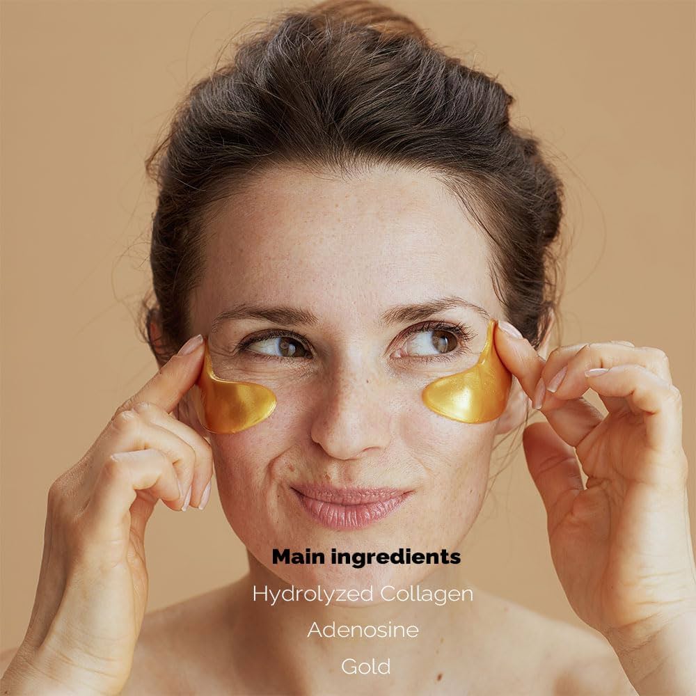Gold collagen Hydrogel Eye Patch | Parches de hidrogel para ojeras