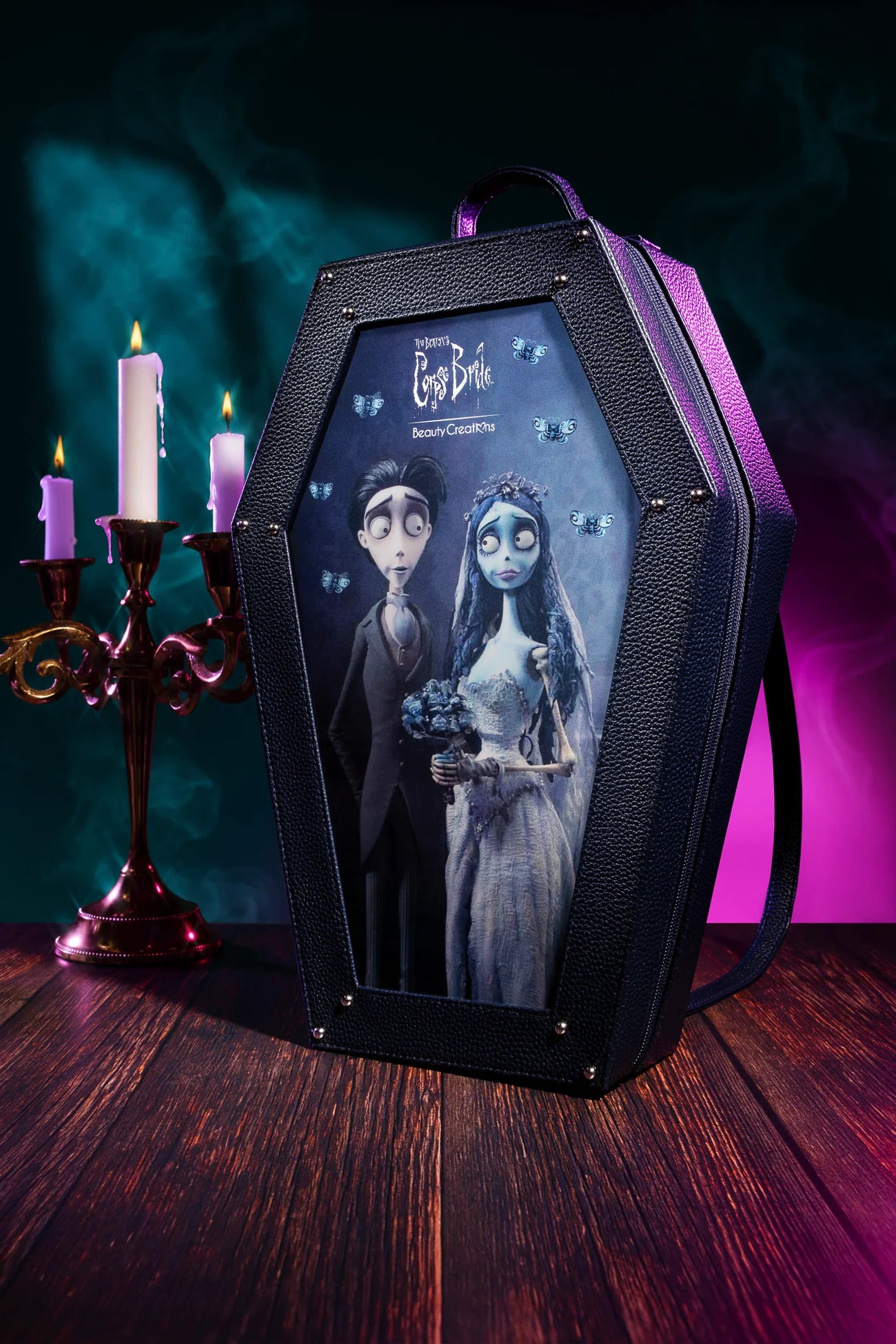 Tim Burton's Corpse Bride X Beauty Creations - Bolsa De Ataúd - Coffin Bag