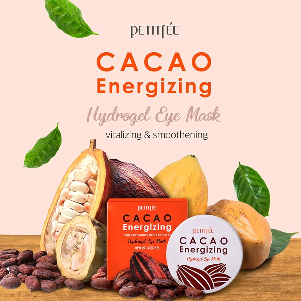 Cacao Energizing Hydrogel Eye Mask | Parches de hidrogel para ojeras