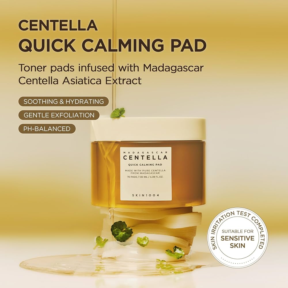 Centella Quick Calming Pad 70pz | Almohadilla calmante para rostro