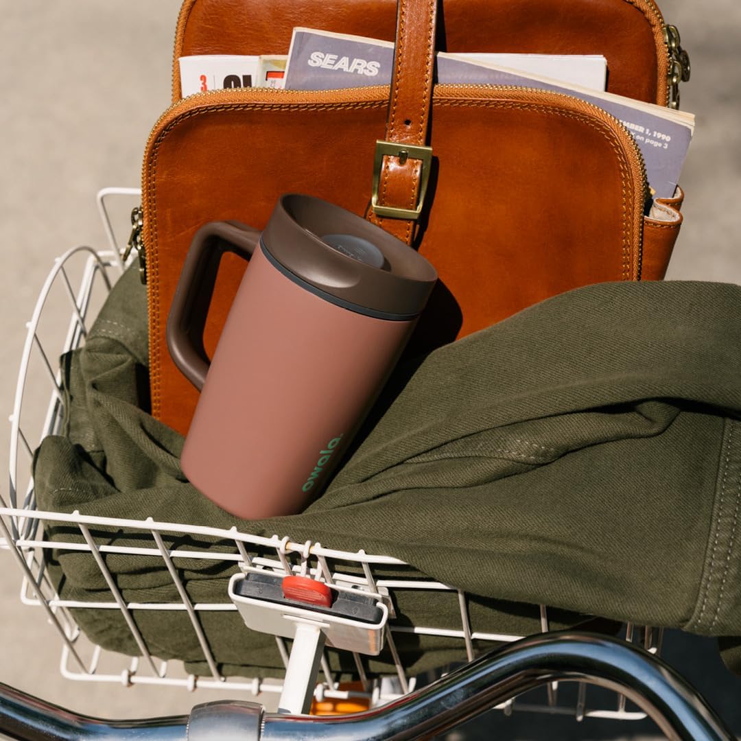 COZY COCOA  | Smoothsip Slider with Handle | Termo con asa 12 y 20 oz