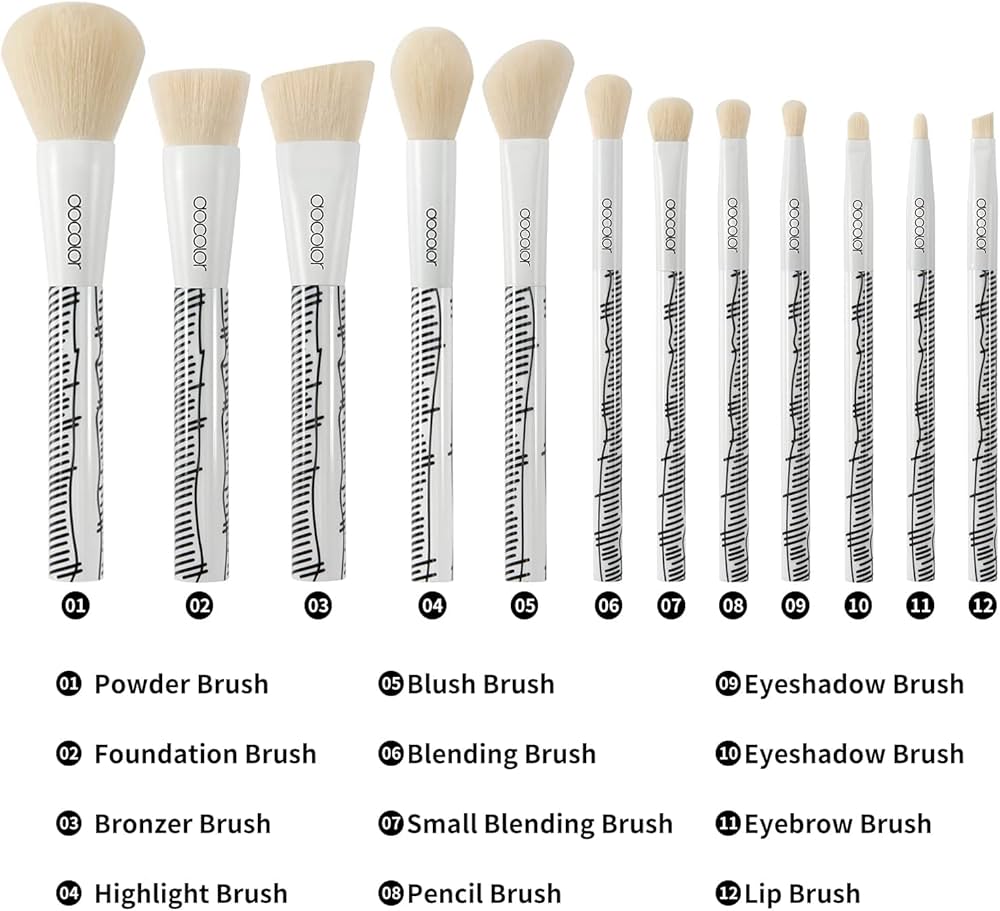 Comic 2d 12pc Brush Set | Set de brochas 12pz