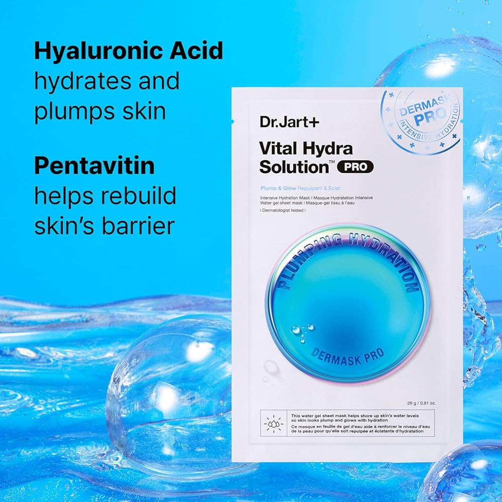 Dermask Water Jet Vital Hydra Solution Sheet Mask | Mascarilla para rostro