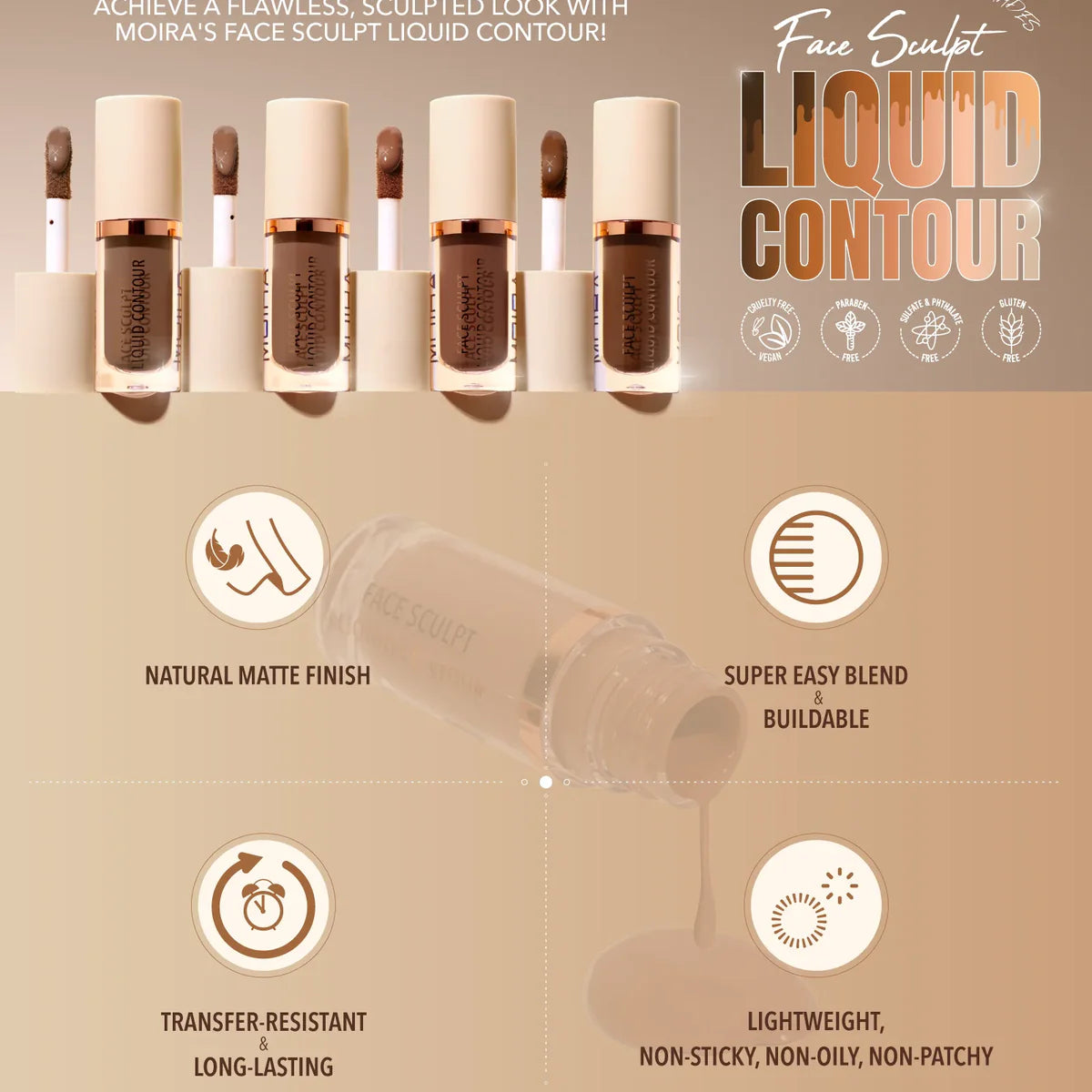 Face Sculpt Liquid Contour | Contorno liquido