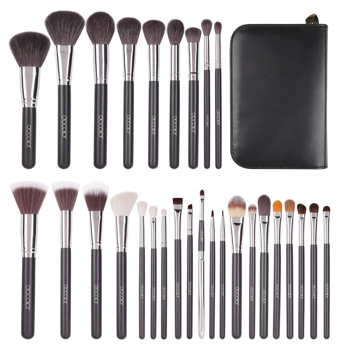 Docolor 29 pc Brush Set | Set de brochas 29pz + Estuche