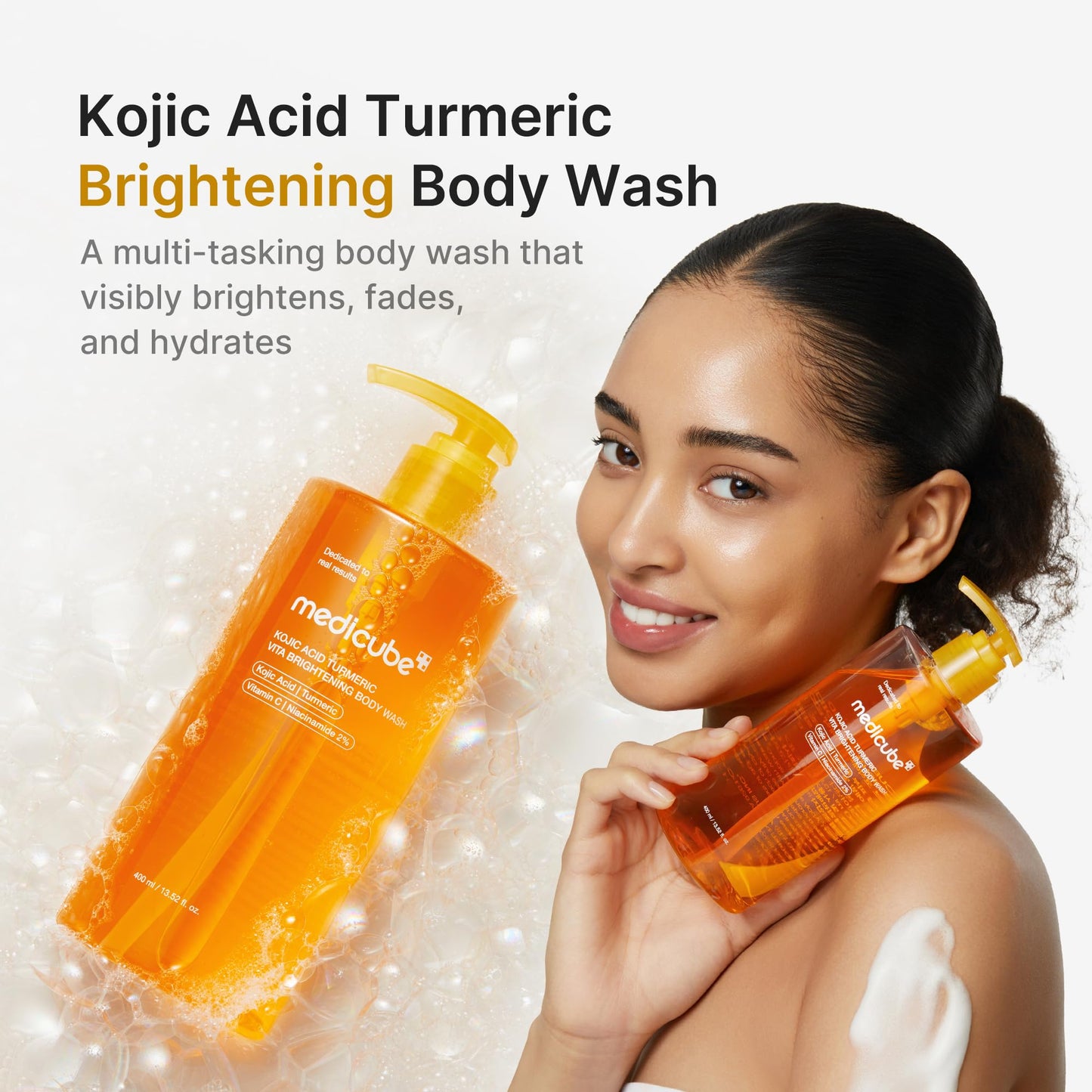 Kojic Acid Turmeric Vita Brightening Body Wash | Gel de ducha revitalizante y aclarante