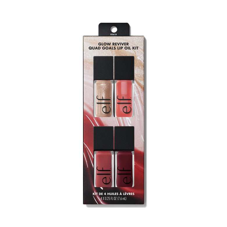 Glow Reviver Quad Goals Lip Oil Kit | Set de labiales | Gloss