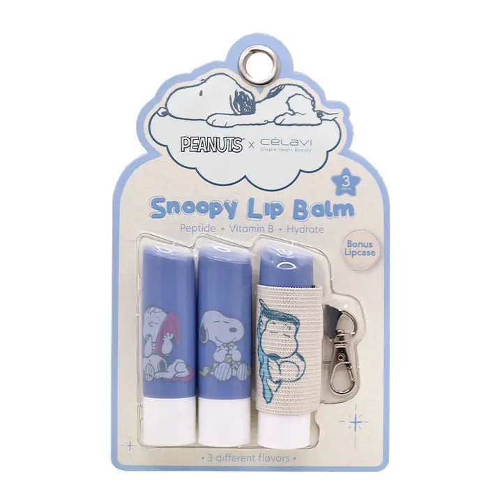 Snoopy Lip Balm | Set de bálsamo labial