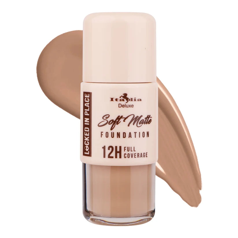 Locked In Place Soft Matte Foundation | Base de Maquillaje Liquida