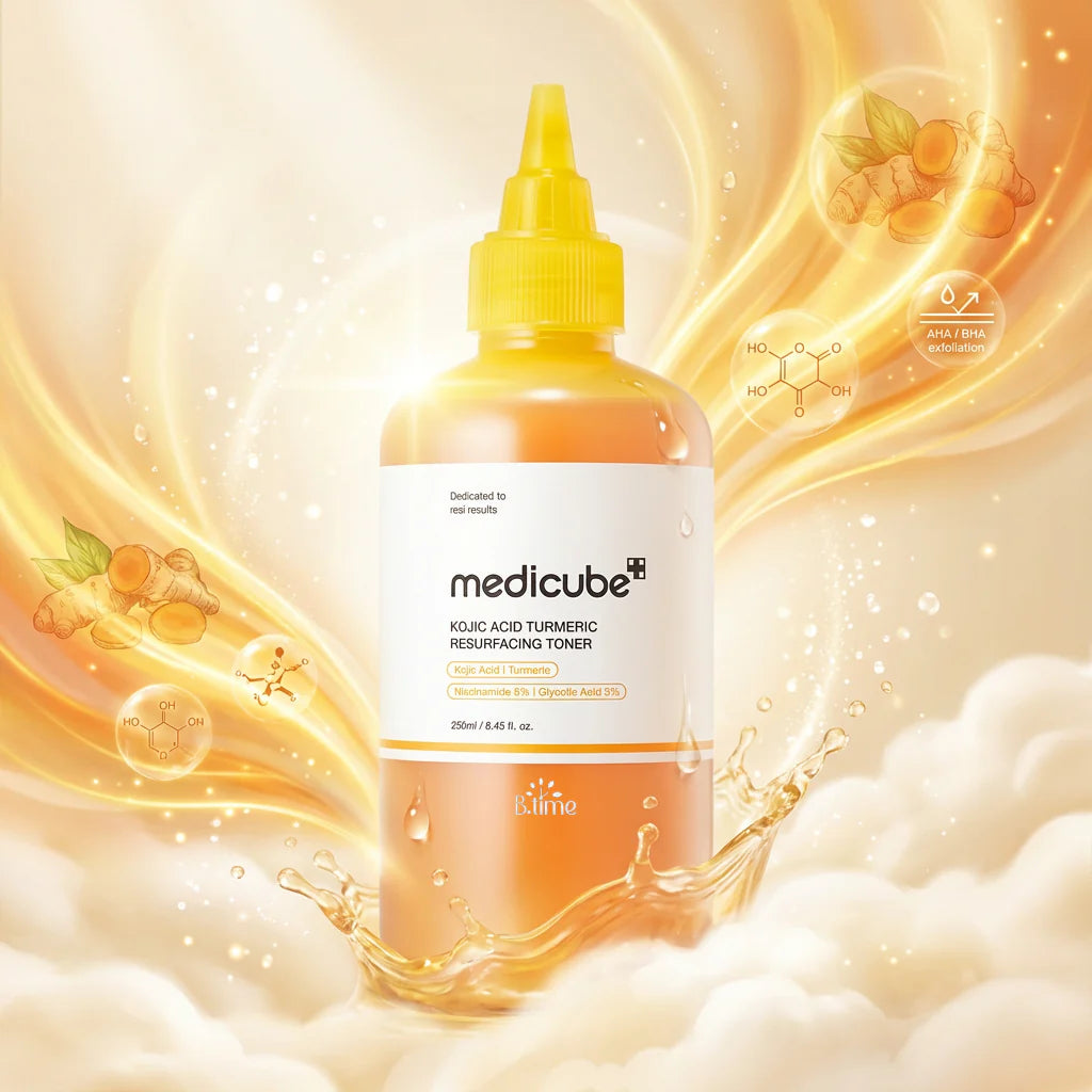 Kojic Acid Turmetic Resurfacing Toner | Tónico facial ácido Kojico | Despigmentante y luminosidad