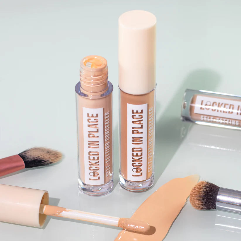 Locked In Place Self Setting Concealer | Corrector de fijación segura