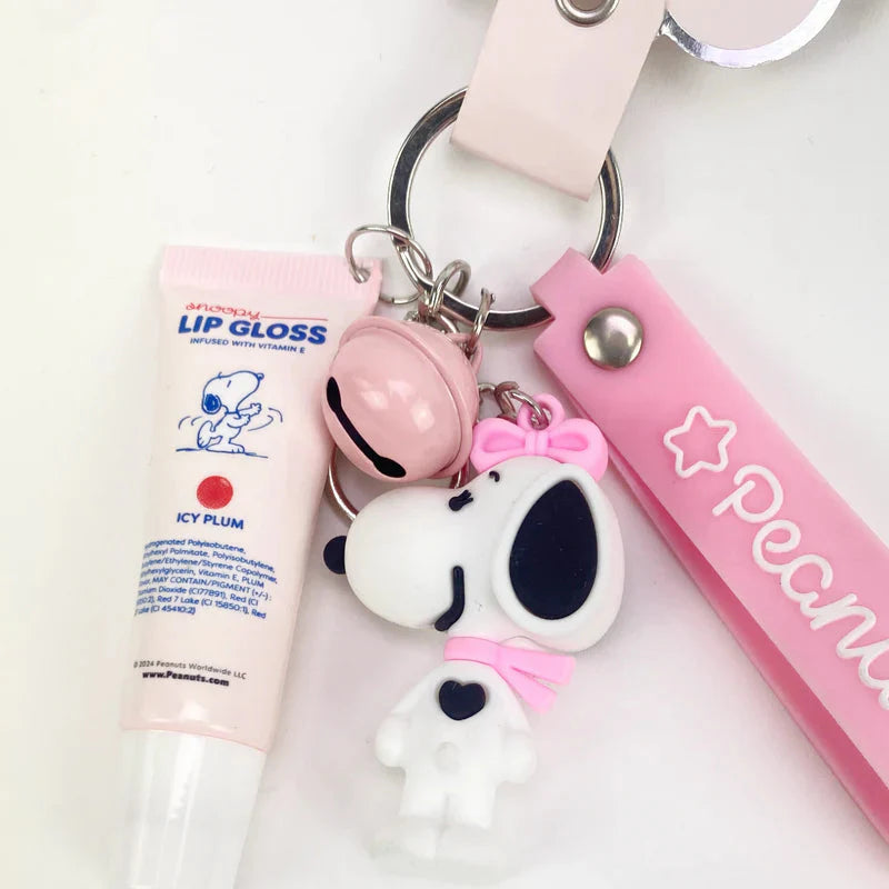 Peanuts Pink Everyday Single Piece | Gloss + Llavero de snoopy