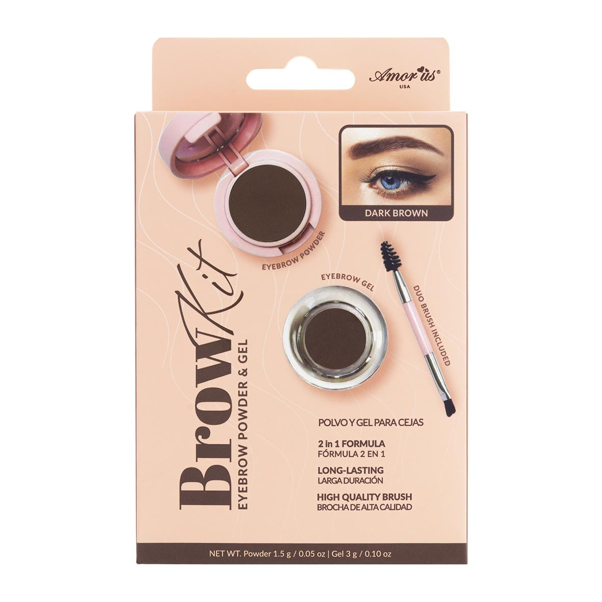 Brow Kit Eyebrow Powder & Gel | Pomada y Polvo para Cejas