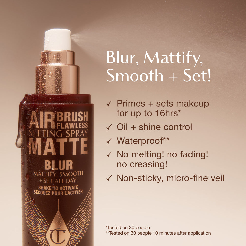 Airbrush Flawless Matte Blurring & Waterproof Setting Spray | Fijador de maquillaje