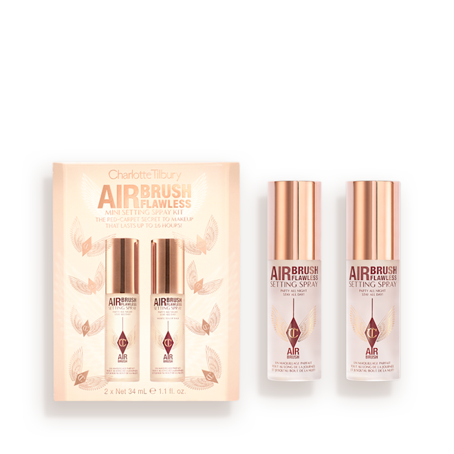 Mini Airbrush Flawless Setting Spray Duo Gift Set | Kit de fijadores