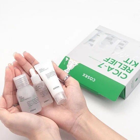 Cica-7 Relief Kit | Set de cuidado facial fortalecedor
