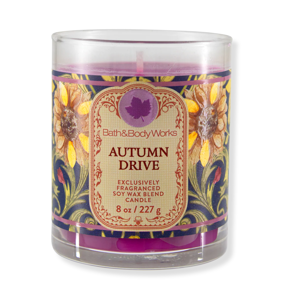 Autumn Drive 1 Wick Candle | Vela aromática de 1 mecha - 227 gr