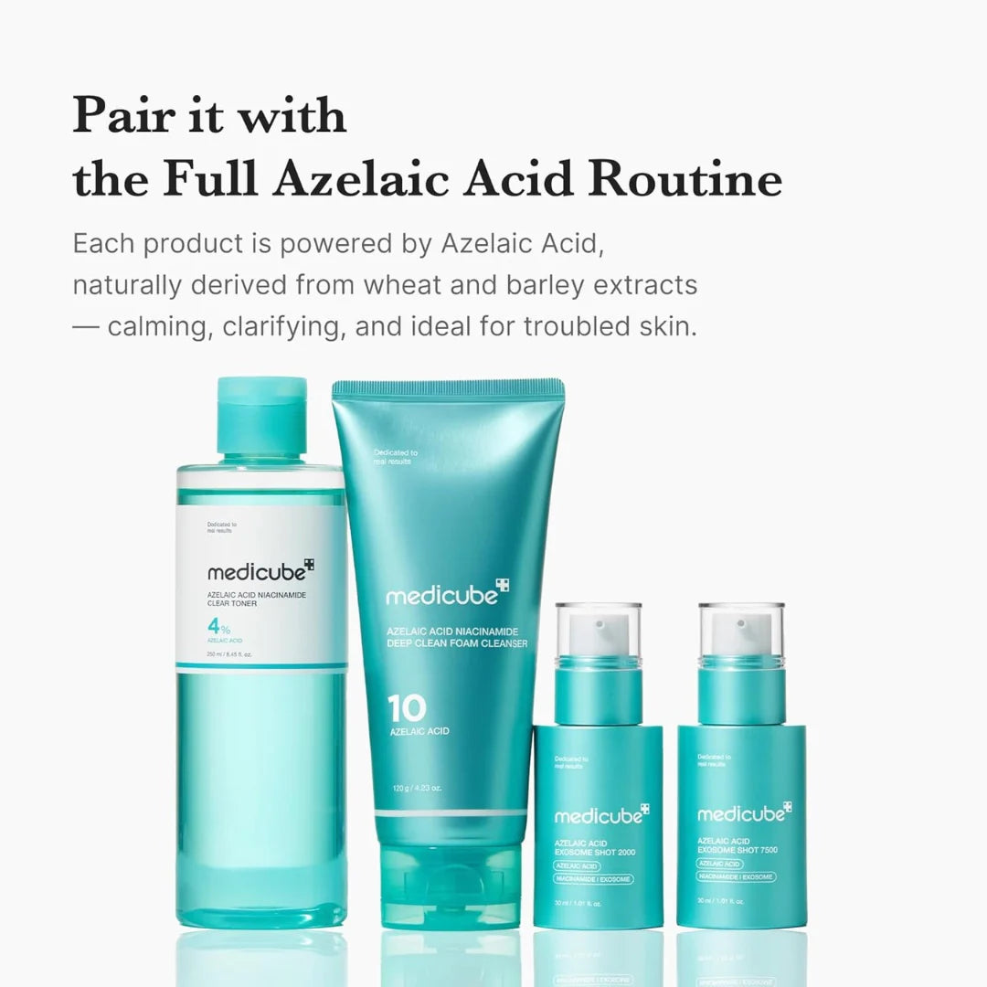 Azelaic Acid Niacinamide Deep Clean Foam Cleanser | Limpiador facial ácido azelaico