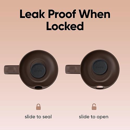 COZY COCOA  | Smoothsip Slider with Handle | Termo con asa 12 y 20 oz