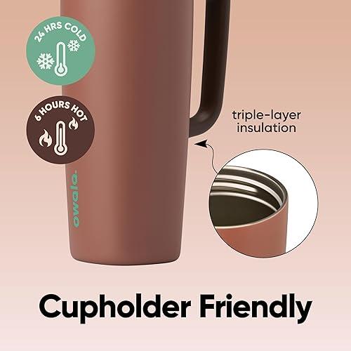 COZY COCOA  | Smoothsip Slider with Handle | Termo con asa 12 y 20 oz