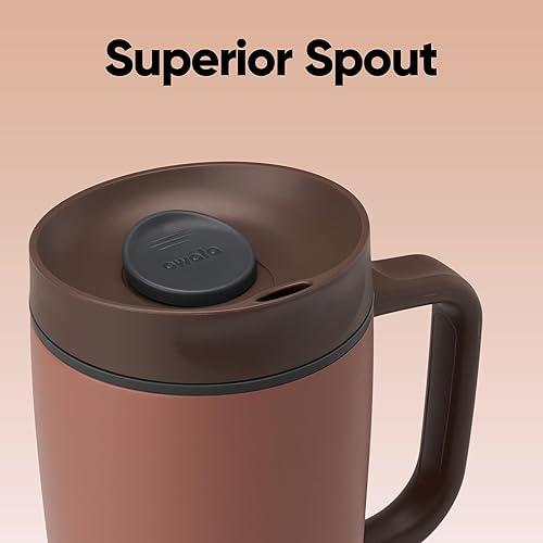 COZY COCOA  | Smoothsip Slider with Handle | Termo con asa 12 y 20 oz