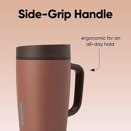 COZY COCOA  | Smoothsip Slider with Handle | Termo con asa 12 y 20 oz