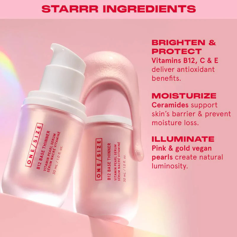 B12 Base Thinner Luminous Vitamin Pearl Boosting Serum  | Suero diluyente