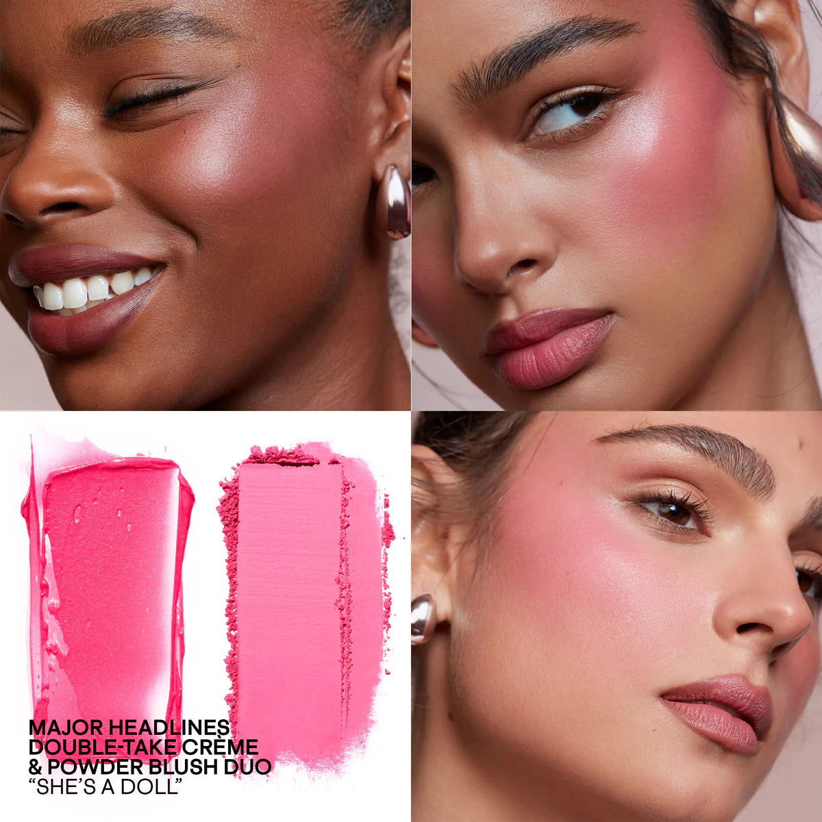 Major Headlines Double Take Cream Powder Blush Duo | Blush crema & polvo