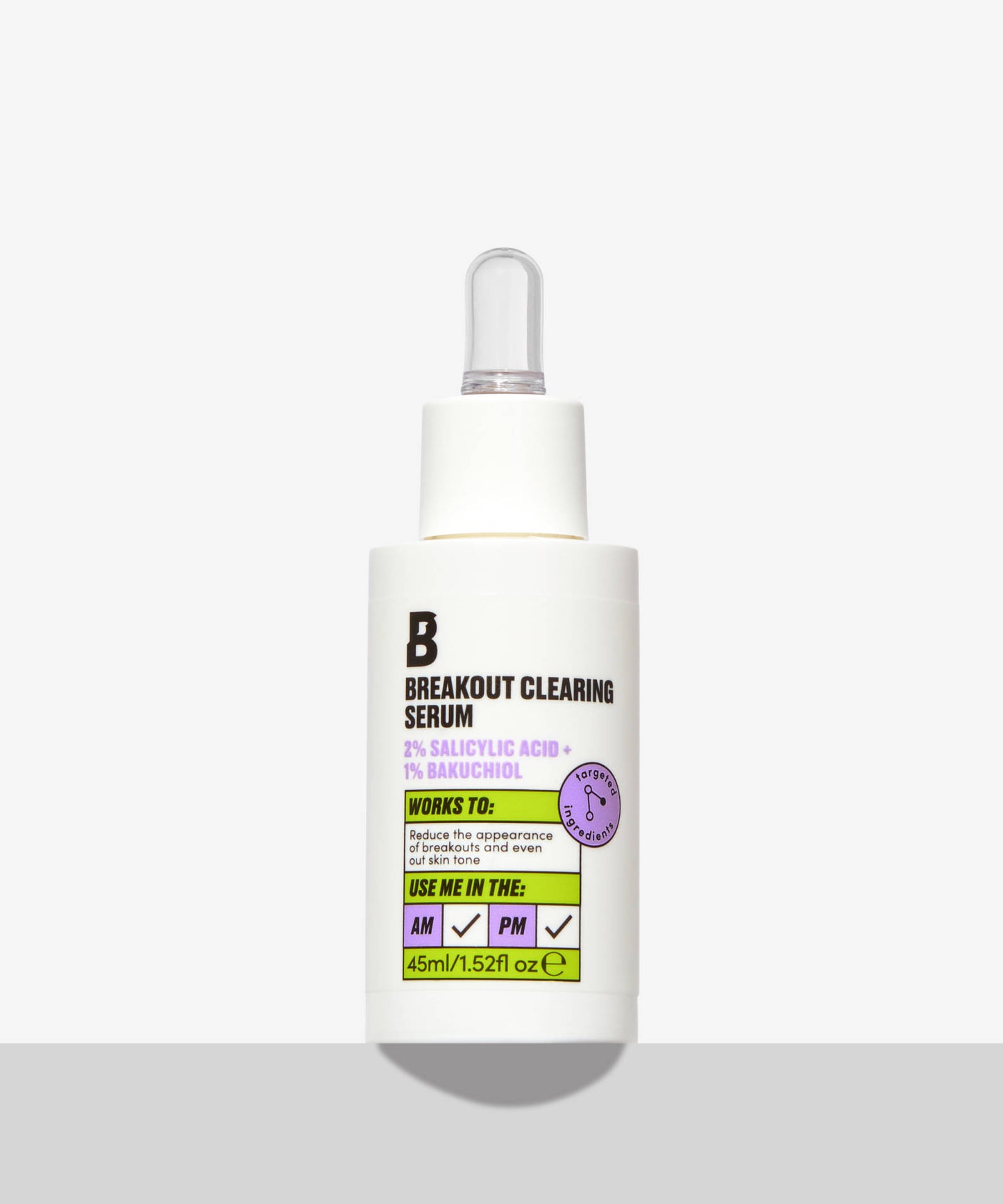 Breakout Clearing Serum 2% Salicylic Acid + Bakuchiol | Suero con ácido salicílico y bakuchiol