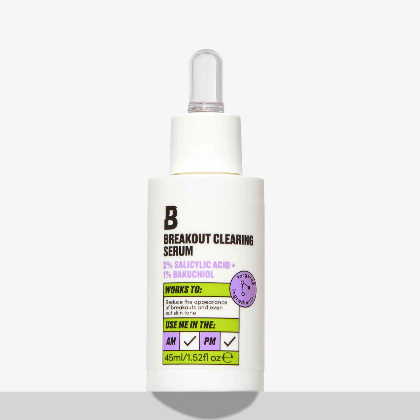 Breakout Clearing Serum 2% Salicylic Acid + Bakuchiol | Suero con ácido salicílico y bakuchiol